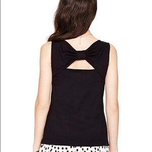 Kate Spade Ponte Bow Back Top Tank Shell Stretch